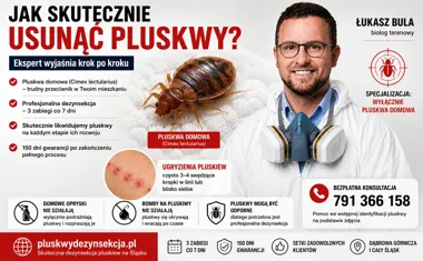 Obraz do artykułu: Jak skutecznie usunąć pluskwy z mieszkania? Łukasz Bula, biolog terenowy, wyjaśnia krok po kroku