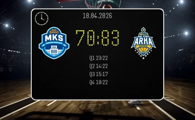 [KOSZYKÓWKA] MKS Dąbrowa Górnicza – AMW Arka Gdynia 70:83 w Orlen Basket Lidze. Goście przejęli mecz po przerwie