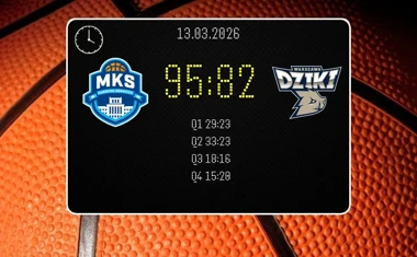 [KOSZYKÓWKA] MKS Dąbrowa Górnicza – Dziki Warszawa 95:82 w Orlen Basket Lidze