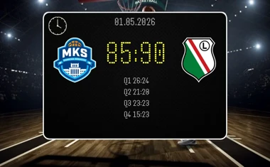 [KOSZYKÓWKA] MKS Dąbrowa Górnicza postawił się liderowi – Legia Warszawa wygrała 90:85 w Orlen Basket Lidze