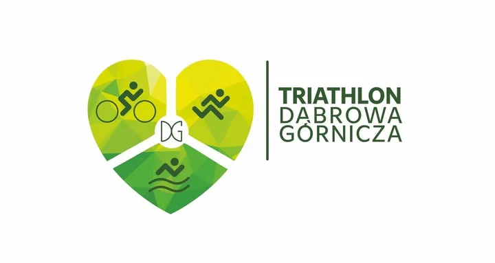 Grafika promocyjna wydarzenia Dąbrowa Górnicza TRIATHLON 2026 — triathlon nad Pogorią III