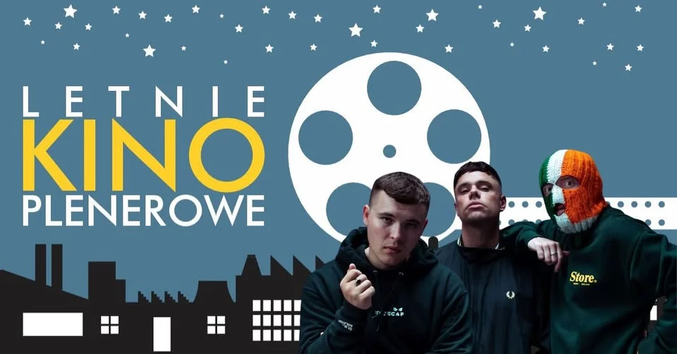Obrazek przedstawia grafikę promocyjną wydarzenia Plenerowy pokaz filmu o irlandzkim hip-hopie i walce o język
