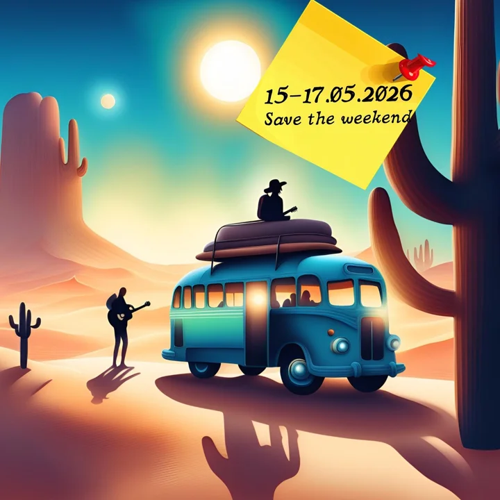 Grafika promocyjna wydarzenia Save the weekend — muzyczny weekend w Dąbrowie Górniczej