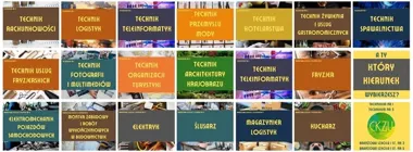 Grafika promocyjna wydarzenia Dzień otwarty CKZIU w Nowej Sztygarce i Nowym Ekonomiku