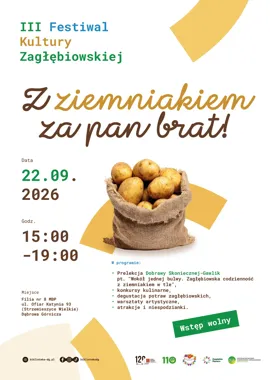 Grafika promocyjna wydarzenia III Festiwal Kultury Zagłębiowskiej
