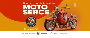 Grafika promocyjna wydarzenia Motoserce Dąbrowa Górnicza – program i data