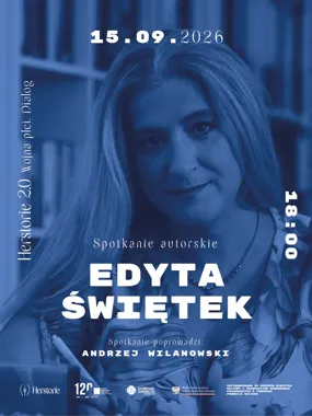 Grafika promocyjna wydarzenia Spotkanie autorskie z Edytą Świętek