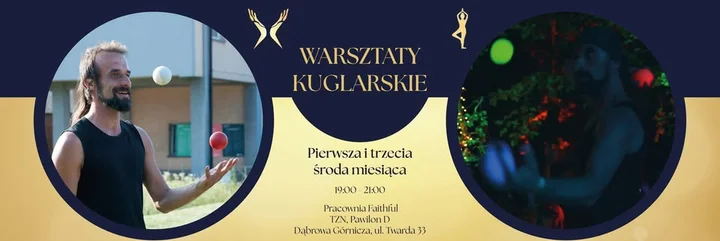 Grafika promocyjna wydarzenia Warsztaty kuglarskie | Pracownia Faithful, Dąbrowa Górnicza