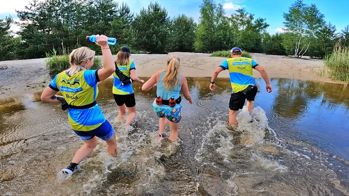 Obrazek przedstawia grafikę promocyjną wydarzenia Trudny bieg crossowy wokół Pogorii IV — dystanse 11 km i 6 km