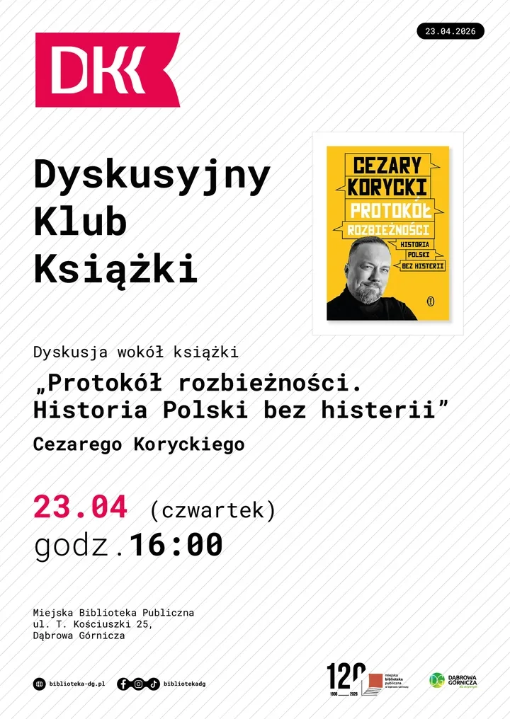 Korycki w Dąbrowie Górniczej - rozmowa o Polsce bez histerii