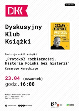 Korycki w Dąbrowie Górniczej - rozmowa o Polsce bez histerii