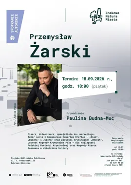 Przemysław Żarski w Dąbrowie Górniczej. Kryminał na żywo