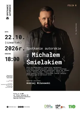 Michał Śmielak w Dąbrowie Górniczej. Wieczór z kryminałem