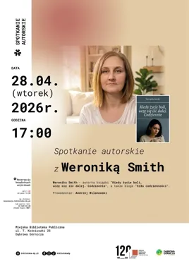 Weronika Smith przyjedzie do Dąbrowy Górniczej z książką, która zostaje w głowie