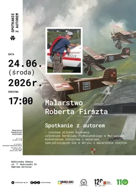 Pilot z pędzlem w dłoni - w Bibliotece Głównej szykuje się wyjątkowy wieczór