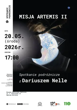 Kosmos w Bibliotece Głównej - Dąbrowa Górnicza szykuje wieczór z Artemis II