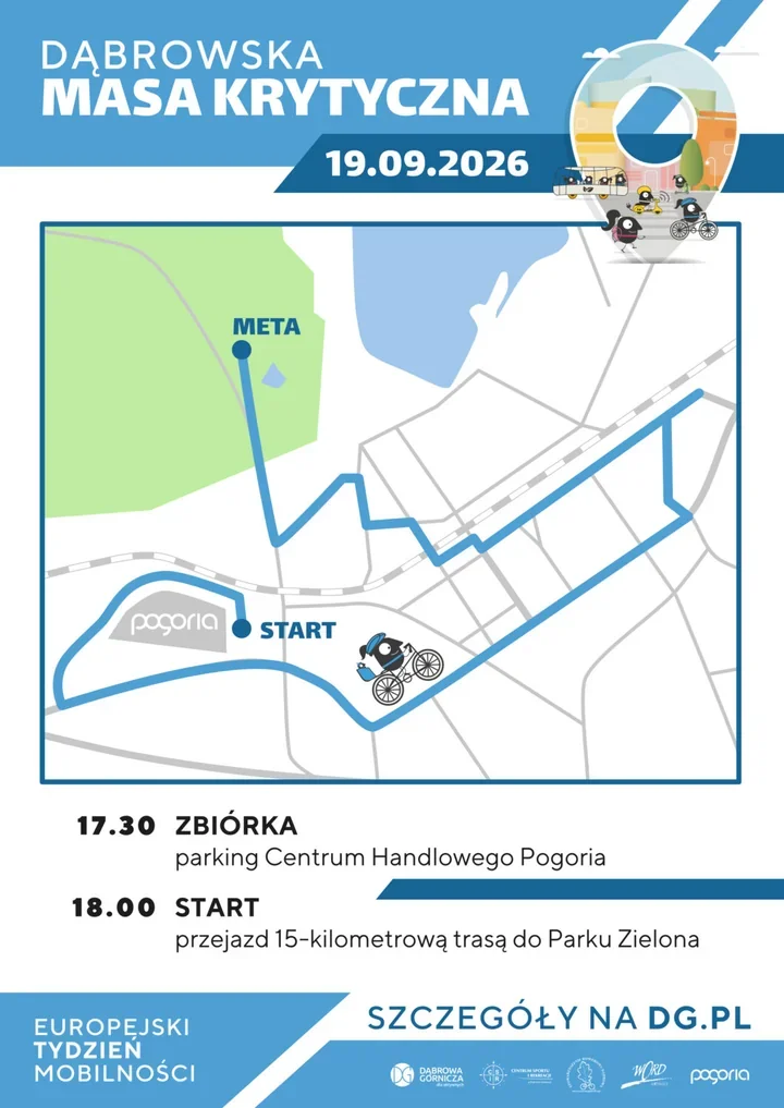 Rowerowa kolumna ruszy w trasę. Zmieniło się miejsce startu