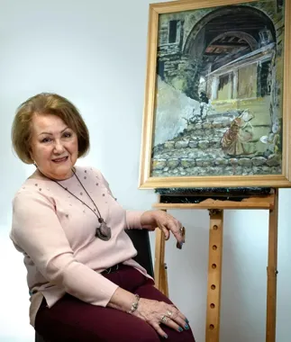 W obrazach szuka ciszy i kobiecej siły. Dąbrowska artystka o sztuce