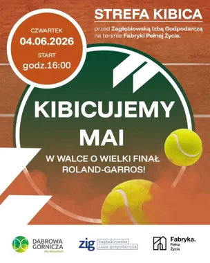 Maja Chwalińska w półfinale Roland Garros. Dąbrowa Górnicza zorganizuje wielki telebim