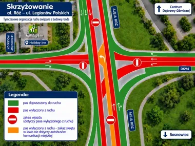 Skrzyżowanie bez świateł. W Dąbrowie Górniczej powstanie rondo turbinowe