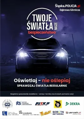 Darmowa kontrola świateł w Dąbrowie Górniczej. Sześć stacji bierze udział w akcji