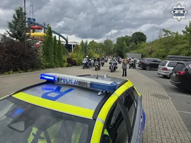Policyjna eskorta motocyklistów w Dąbrowie Górniczej. Motoserce 2026