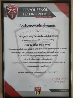 Policyjny akcent na motoryzacyjnym dniu otwartym w Dąbrowie Górniczej