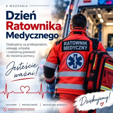 Każda minuta ma znaczenie. Podziękowania dla ratowników z Zagłębiowskiego Centrum Onkologii